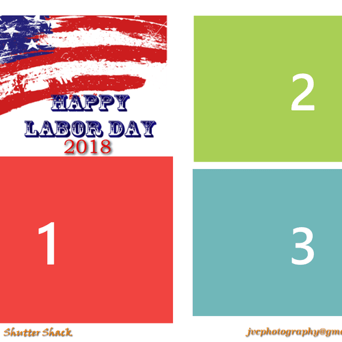 Fun Filled Labor Day Template - giving the end the