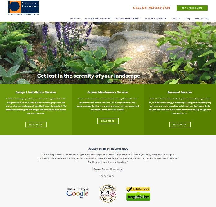 Built brand new website that improved SEO and conv