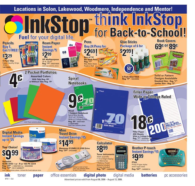 Retail advertising campaign for Back-to-school.