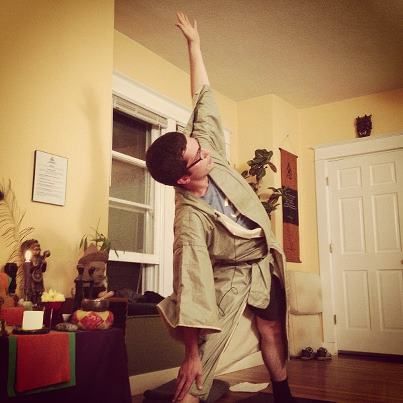My brief stint as a Star Wars Yoga Instructor.