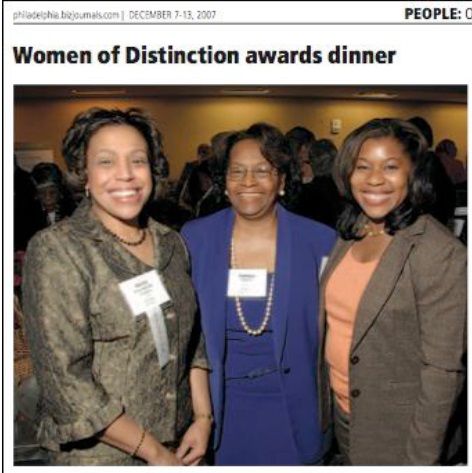 2007 Philadelphia Business Journal's Women of Dist