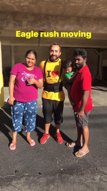 here is another happy customer by eagle rush movin