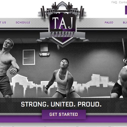 CrossFit The TAJ needed a website to promote their