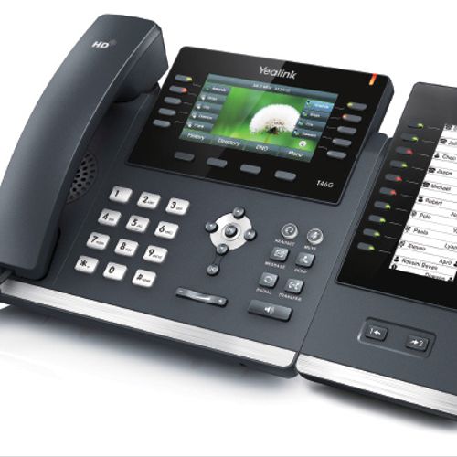 VoIP Phone with Expansion Module