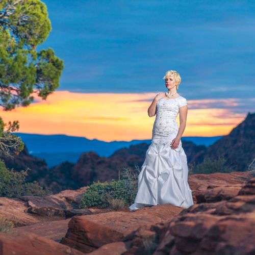 Bridal Shoot In Snow Canyon State Park Utah
