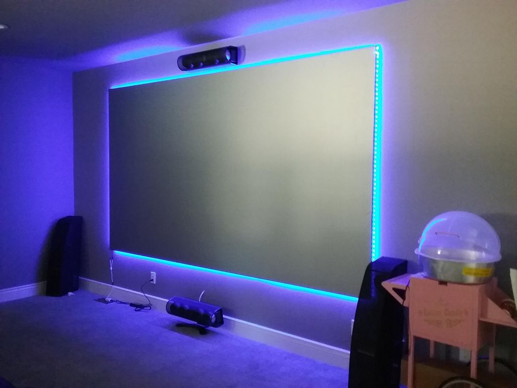 150" Home Theater with L.E.D lights