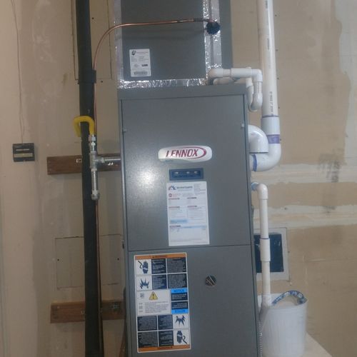95% eficient furnace install in union city