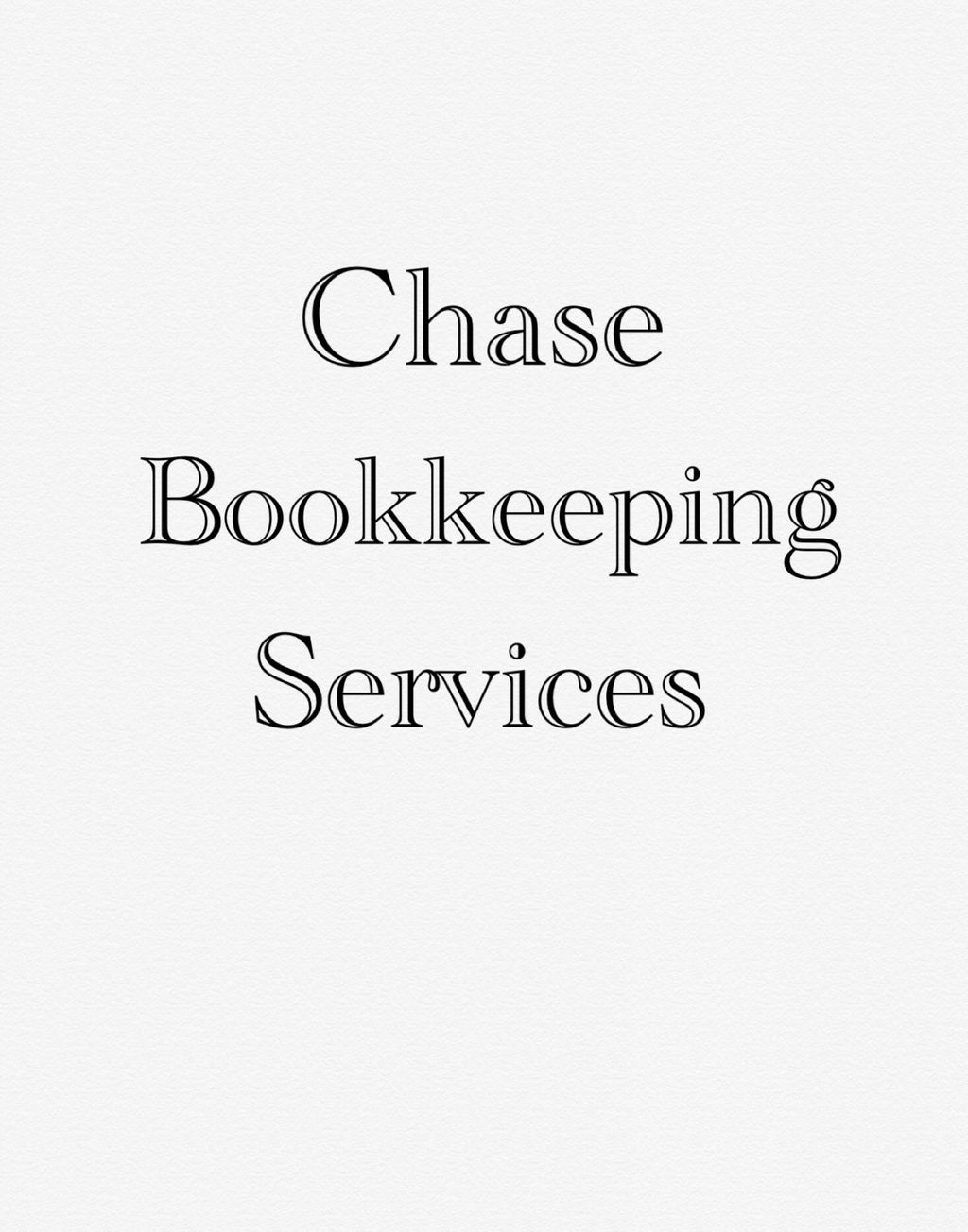 Chase Bookkeeping Services