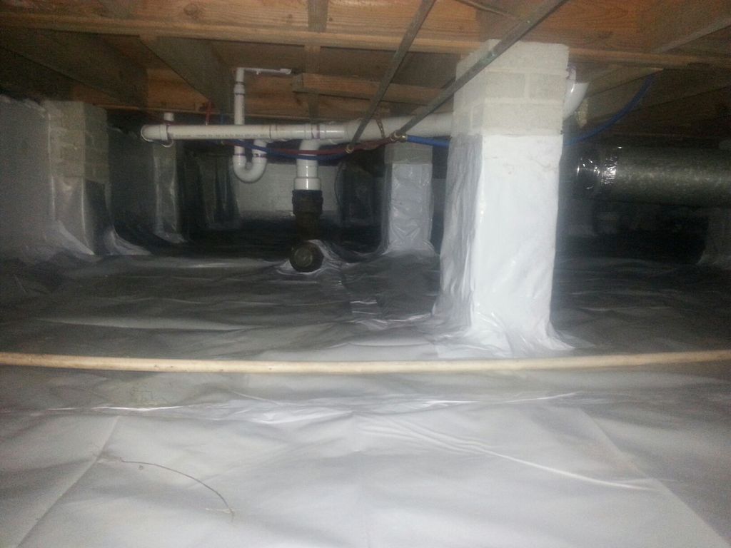 Encapsulated Crawl Space in Taylors, SC