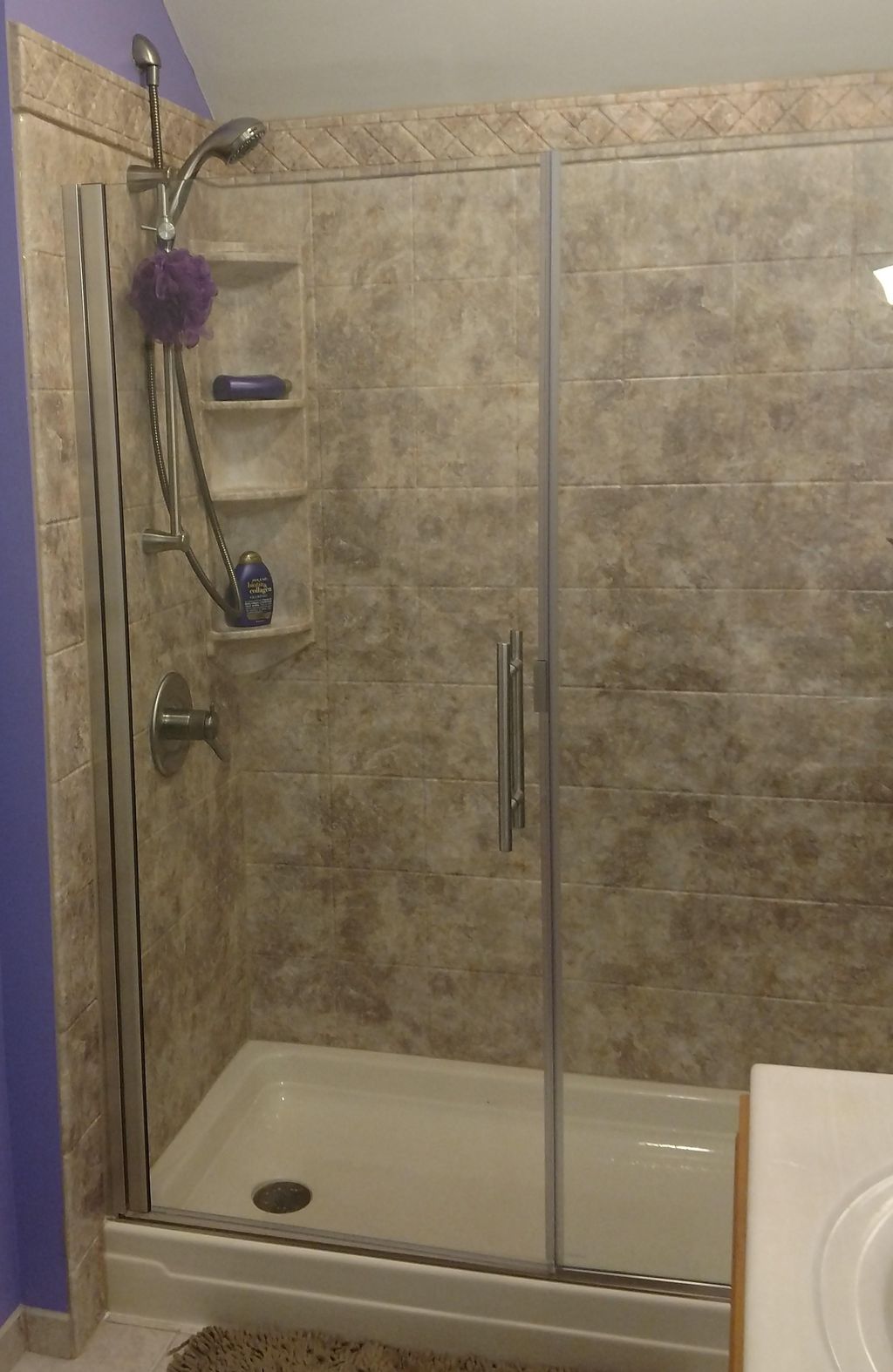 Shower Conversion with custom doors