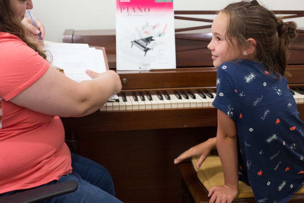 Christina Goshorn piano lesson!