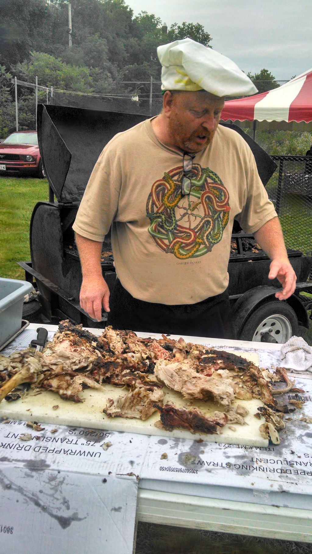 Winthrop Rotary pig roast! We started with 103 pou