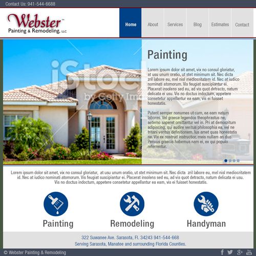 Website Design - Home Repair Industry