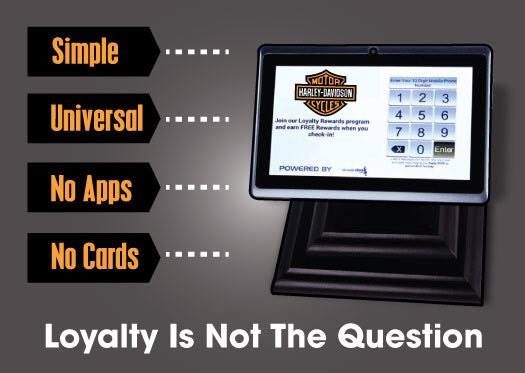 ECL's Signage Loyalty Rewards Program & Tablet.