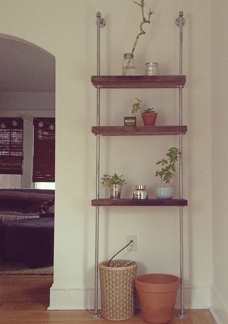 This custom bookcase is displayed in our home. The