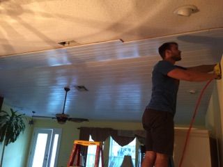 Ceiling Planking Install