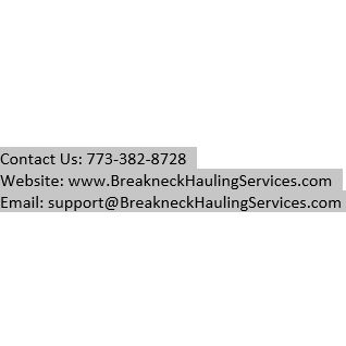 Breakneck Hauling Services