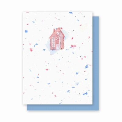 New house plantable card! Cards can grow flowers, 