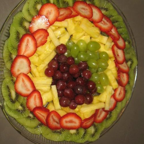 Kiwi fruit tray