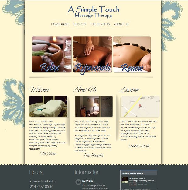 Joomla CMS, Descriptive Services Pages and a separ