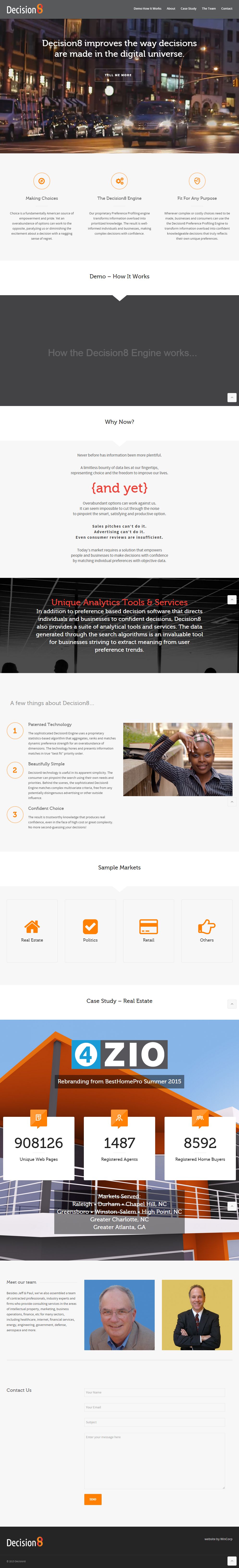 Responsive Web Design, logo design, parallax scrol