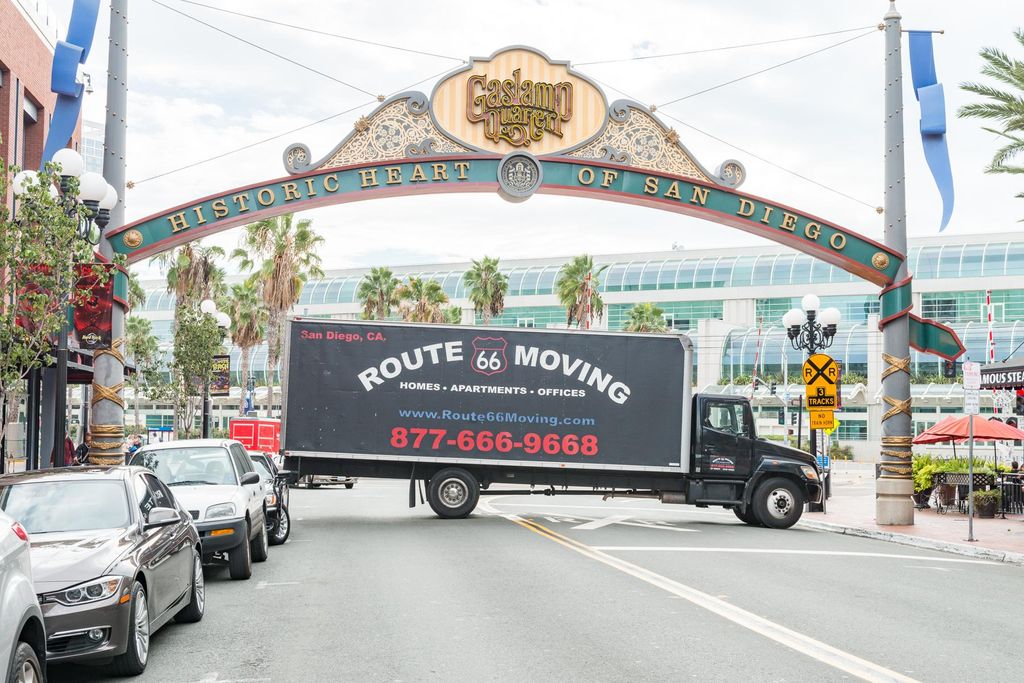Moving Retail Store in Downtown San Diego Gas Lamp