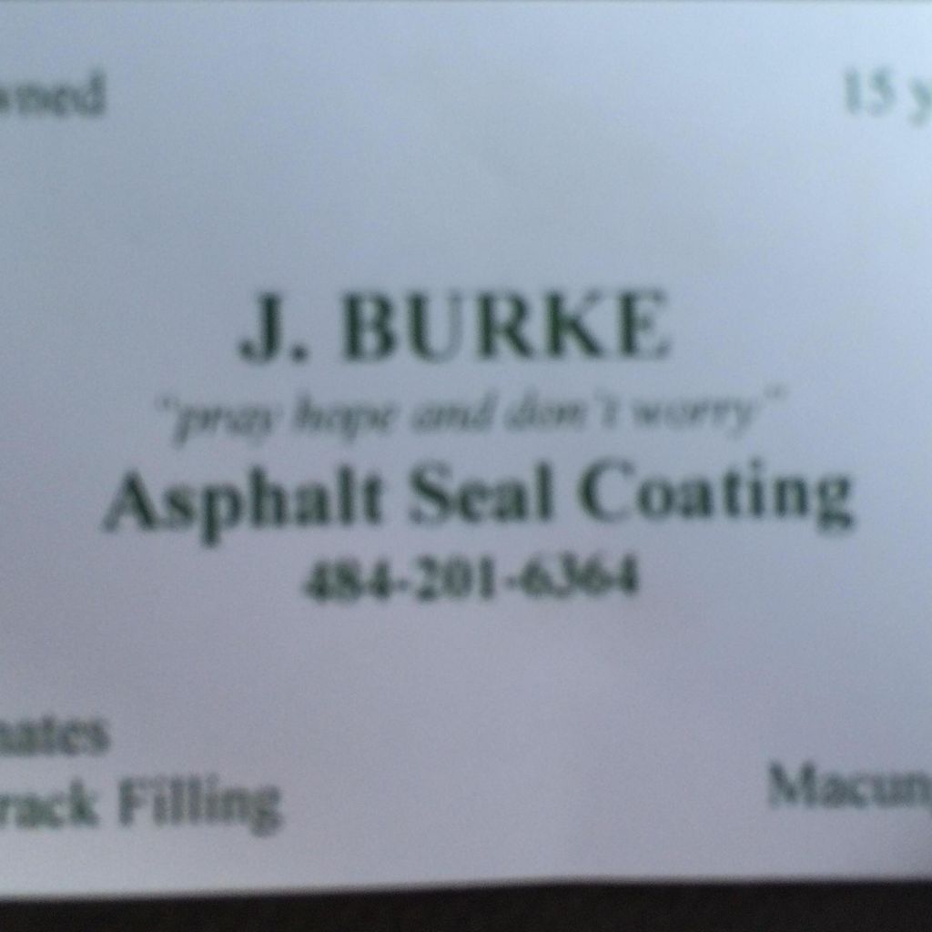 Edward Burke Sealcoating and Driveway Repair