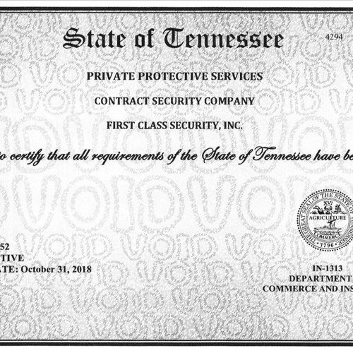 TN Security License