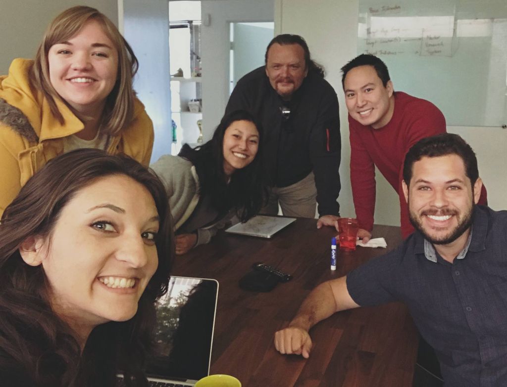 The team at work :)