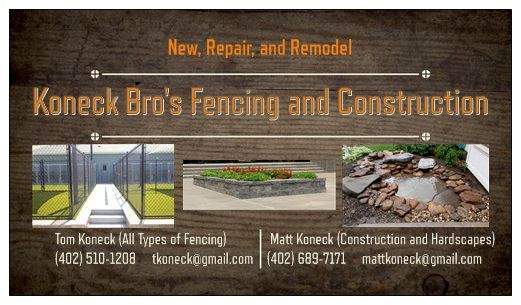 Koneck Bro's Fencing and Construction