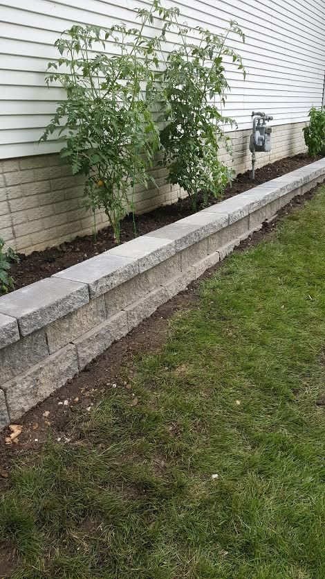 retaining wall redo after
