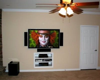 LED TV installation on wall in Franklin TN