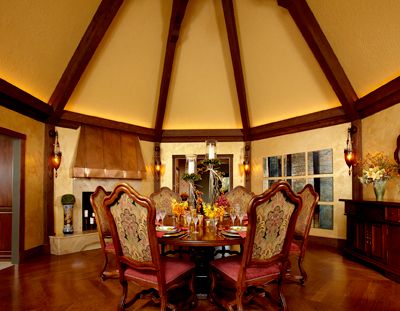 Dining room of Hinsdale home