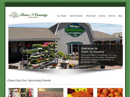 Local Garden Center Facebook marketing and website