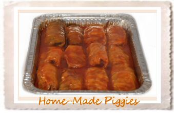 Home-Made Piggies (Stuffed Cabbage)