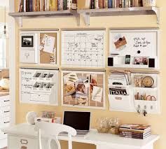 Creative office wall organization