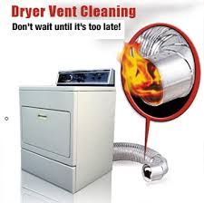 We provide dryer vent cleaning service