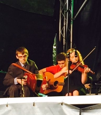 Rory, Conor and Lexia performing live in Europe at
