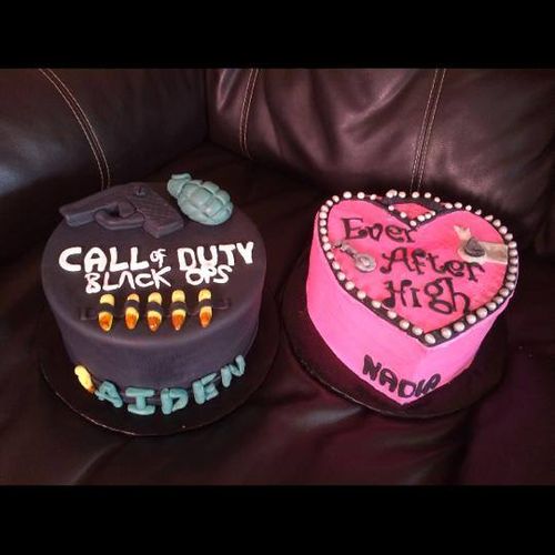 fondant covered and details-Call of Duty. and butt