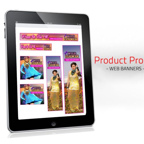 I design all size web banners.
