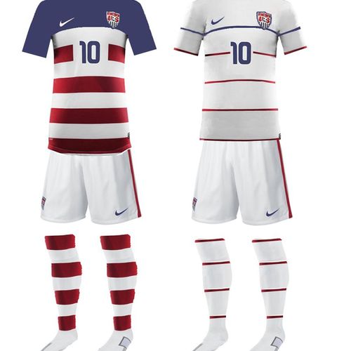 US Men's Soccer Outfit Design