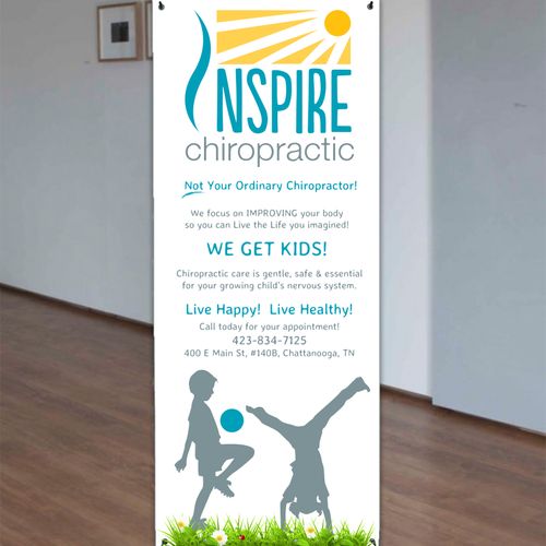 Inspire Chiropractic -Trade Show Banner (designed 