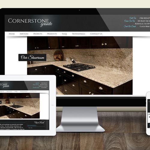 Cornerstone Granite - Website Design
