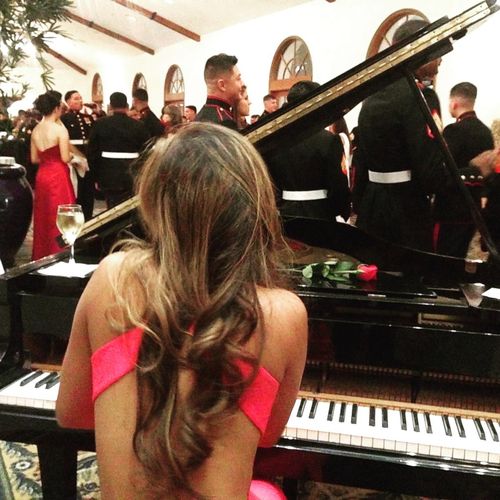 Summer performing at Marine Corps Ball 2015 for th