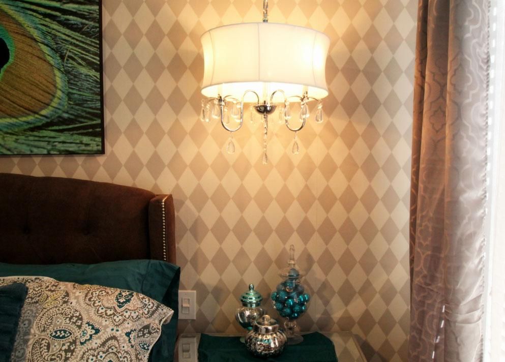 Lakewood Hollywood Glam Inspired Bedroom and Bathr