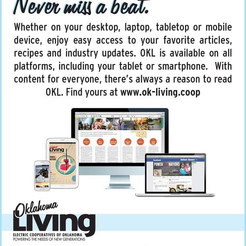 Advertisement created for Oklahoma Living Magazine
