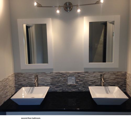 -Complete Residential Remodel
-Double Vanity Bathr