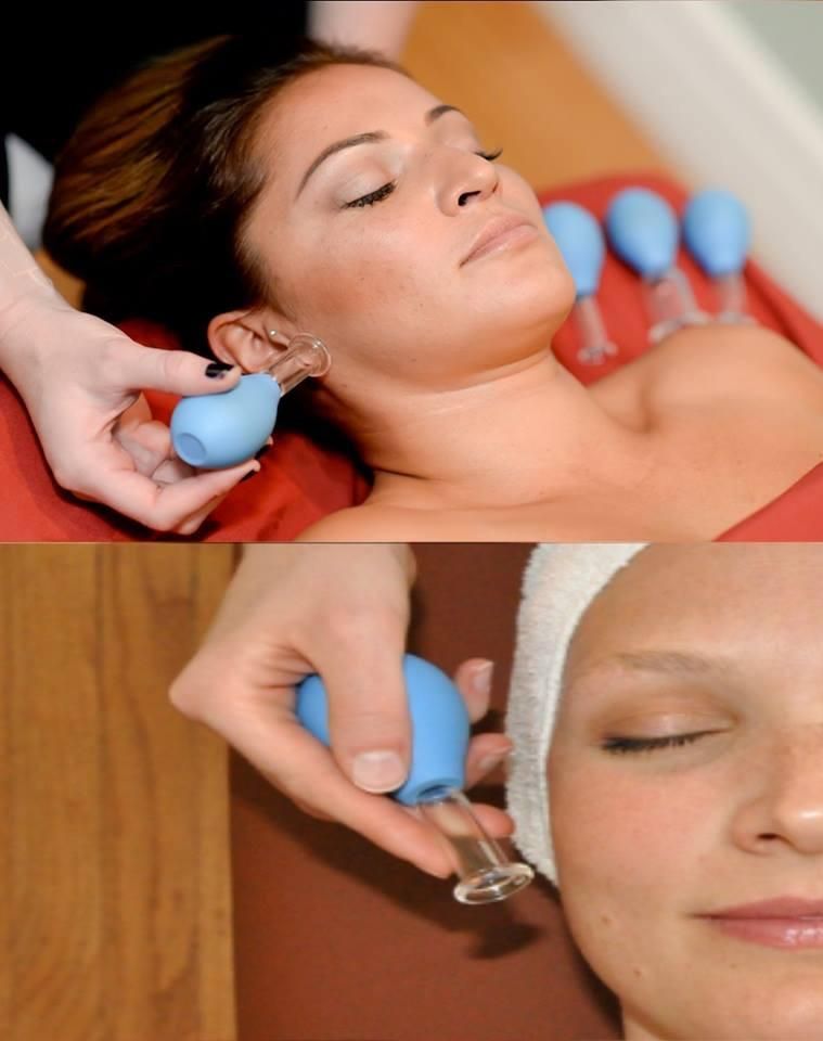Facial Rejuvenation Cupping.  "Heaven and Earth"