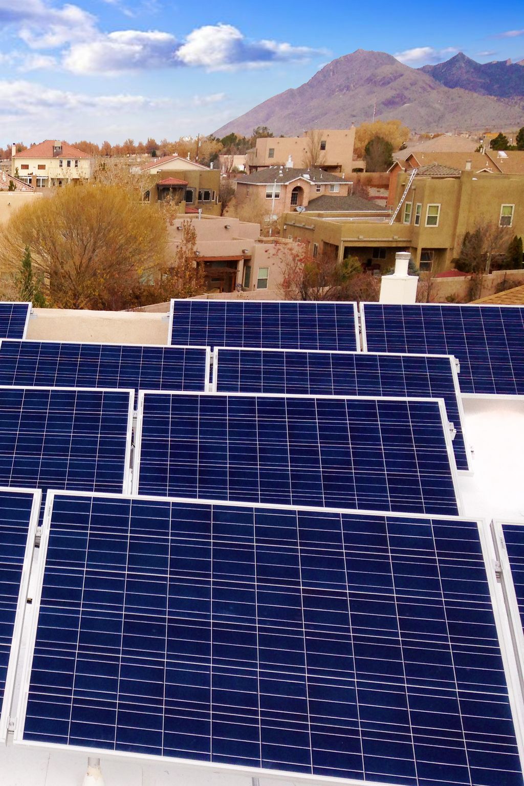 Rooftop solar panel installation - Albuquerque, Ne