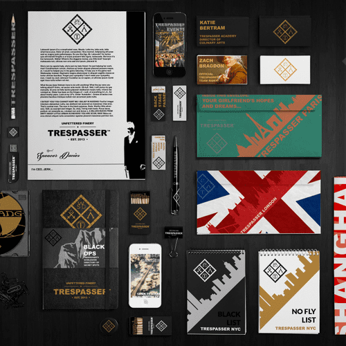 Trespasser Apparel 2015 Brand & Identity Package